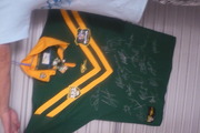non framed australian signed jersey perfect condition 