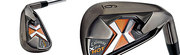 Powerful! Left handed Callaway X-24 Hot Irons draw you right in!